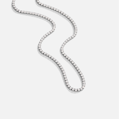 Silver Crystal Necklace