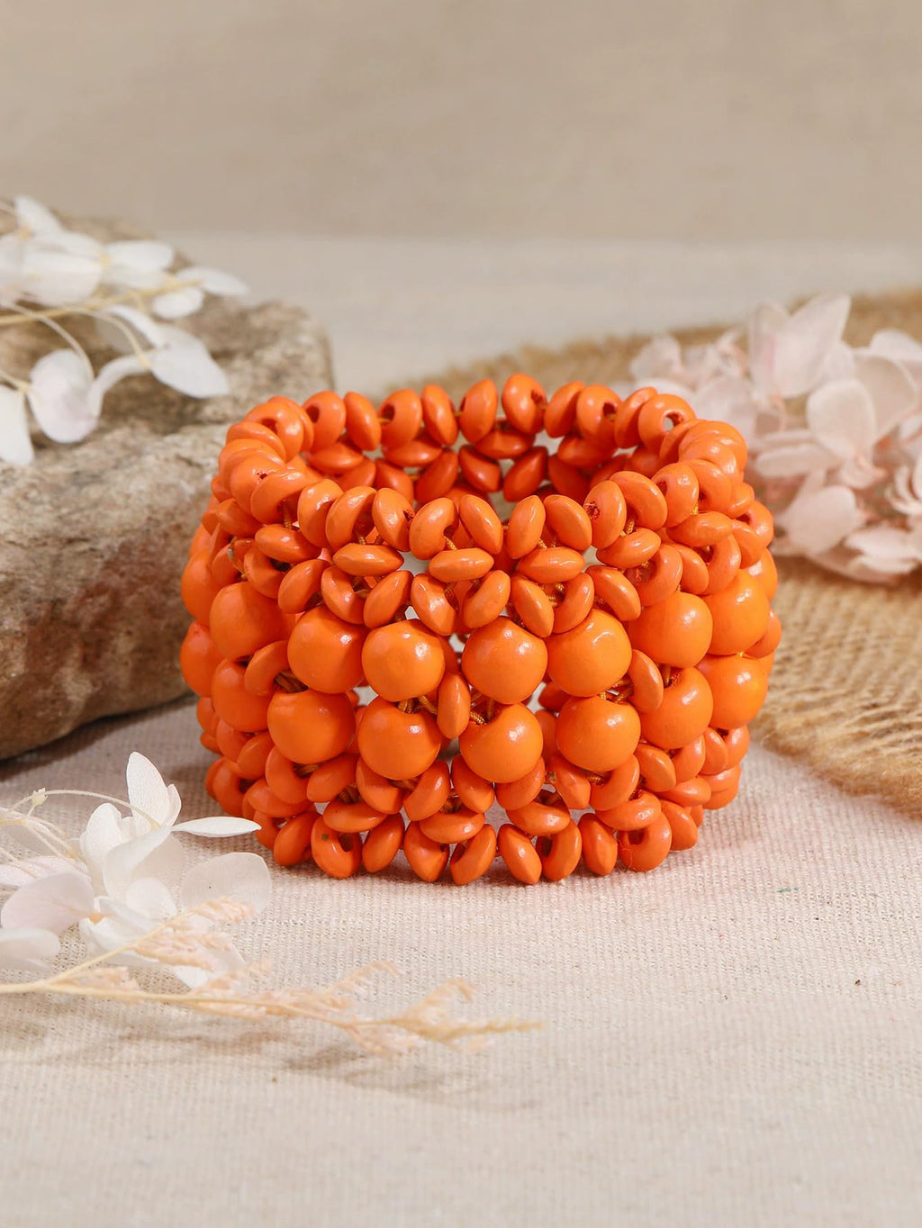 xuzhiyuan Bohemian Wooden Bead Bracelets Boho Colorful Handmade Elastic Stretch Bracelets Design for Women Summer Beach Festival Jewelry