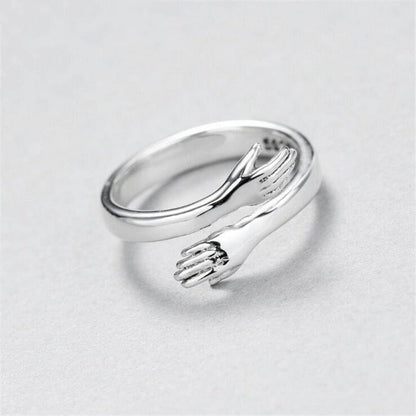 Sterling Silver Cuddle Gifting Ring with Customizable Fit