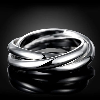 Romantic Sterling Silver Charm Ring