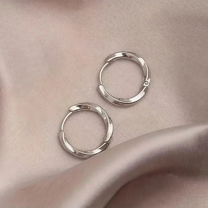 Minimalist Geometric Hanging Earrings