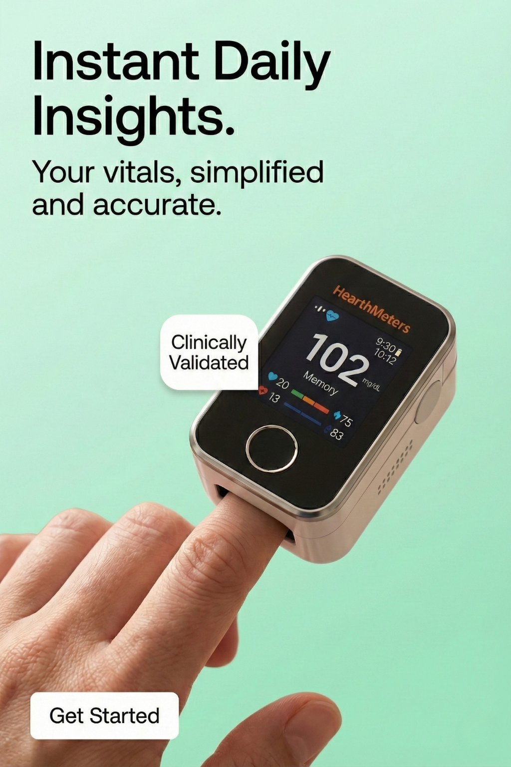 NEW 2.0 Non-Invasive Blood Glucose Monitor