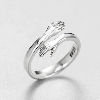 Sterling Silver Cuddle Gifting Ring with Customizable Fit