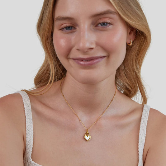 Reversible Heart Necklace