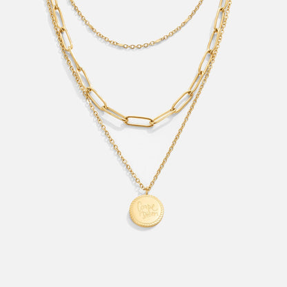 Vintage Coin Layer Necklace
