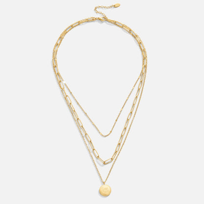Vintage Coin Layer Necklace