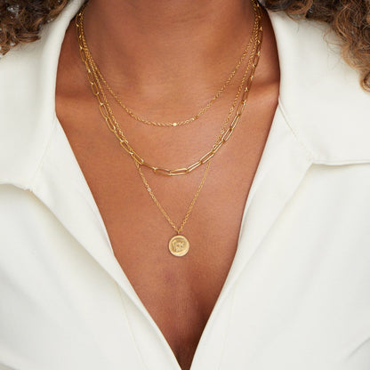 Vintage Coin Layer Necklace