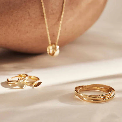 Golden Léna Trielle Ring