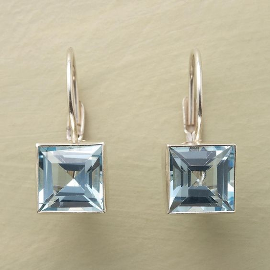 Timeless Blue Glass Harvest Earrings