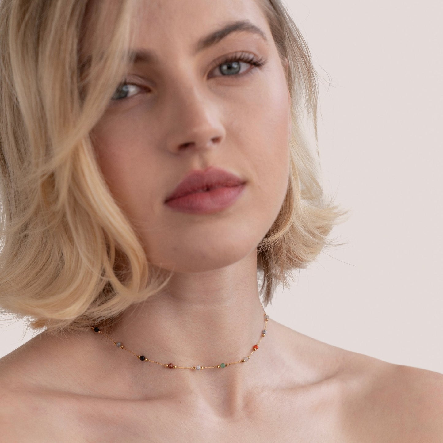 Minimalist Stone Necklace