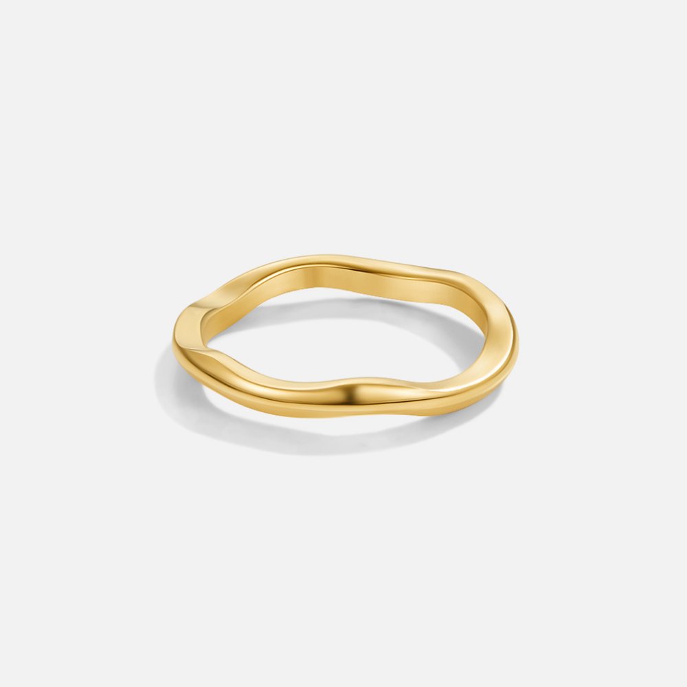 Shine - Wave Ring Set