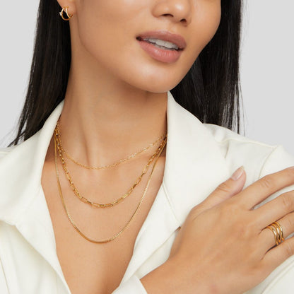 Multi-Layer Chain Necklace
